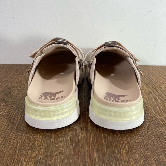 New Sorel Vllbe Suede Clog Women’s Various Sizes Nova Sand/Midnight - Picture 4 of 8